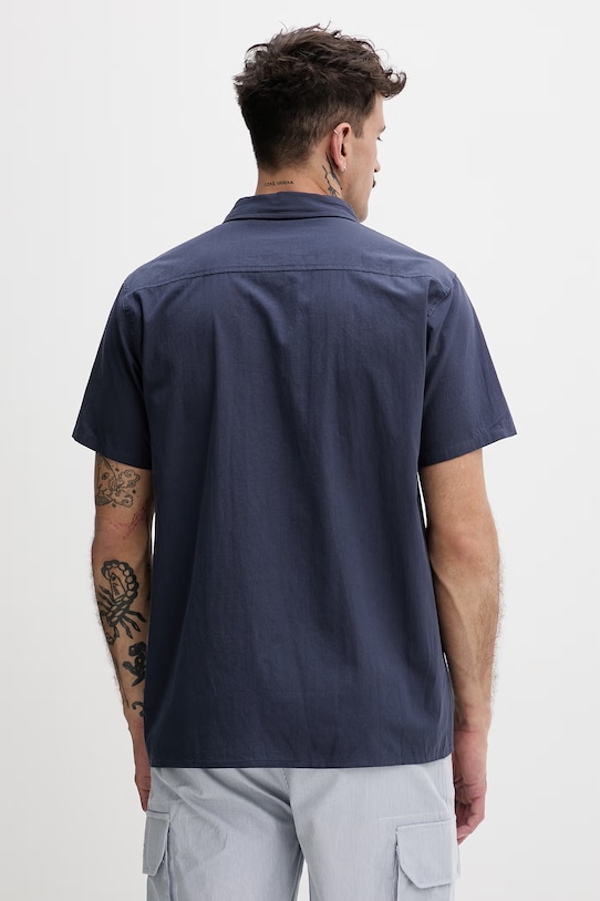 Odzież Hurley koszula męska bawełniana MWVEU00005 granatowy