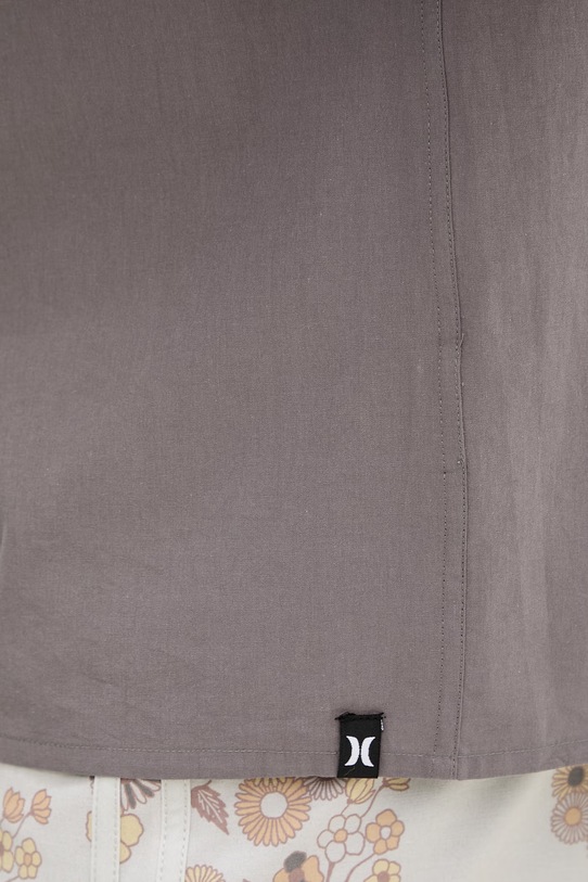 Hurley koszula męska bawełniana MWVEU00005 szary