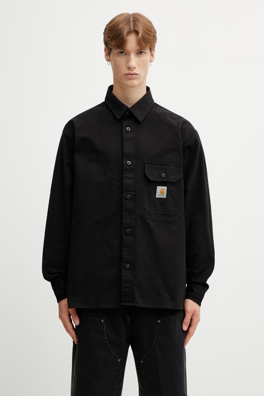 Carhartt WIP Reno Shirt Jac koszula bawełniana męska czarny I031447.89XX