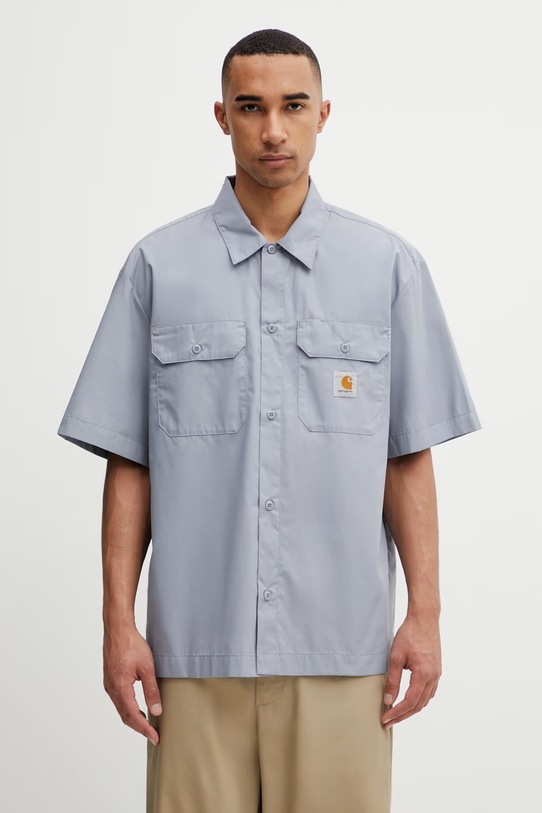 Carhartt WIP S/S Craft Shirt koszula męska szary I035232.1NKXX