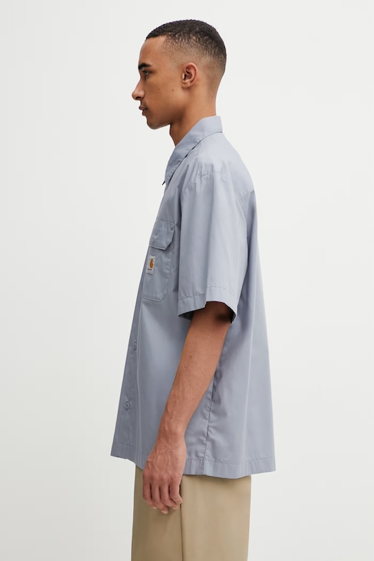 Carhartt WIP S/S Craft Shirt koszula męska I035232.1NKXX szary SS26