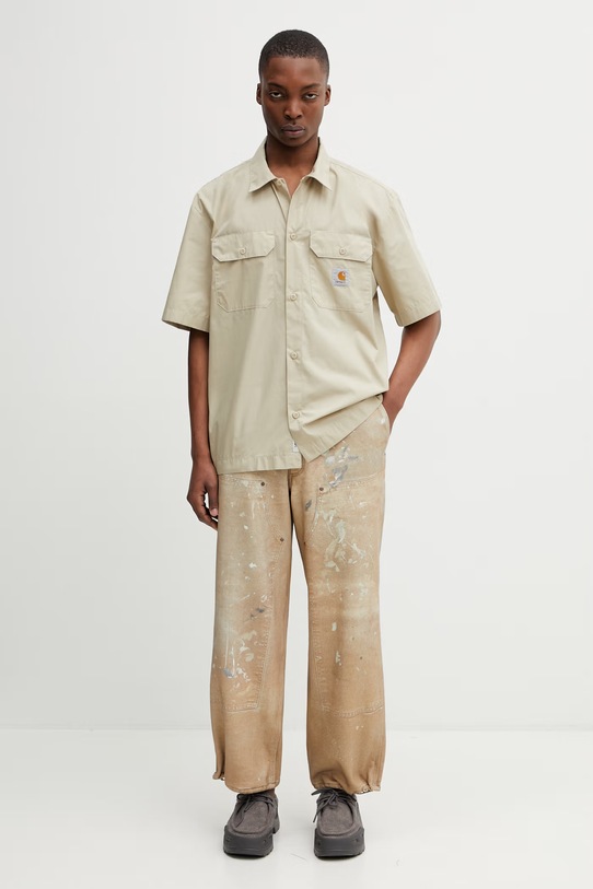 Carhartt WIP S/S Craft Shirt koszula safari męska I035232.3INXX beżowy