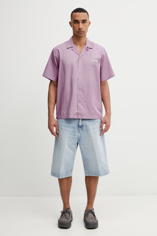 Carhartt WIP S/S Delray Shirt koszula bawełniana męska I031465.3N7XX biały