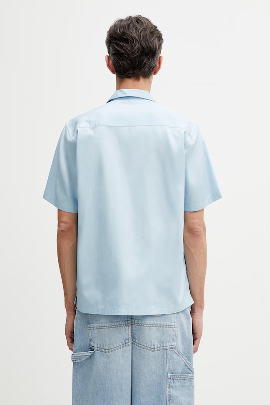 Odzież Carhartt WIP S/S Delray Shirt koszula męska I031465.3M3XX niebieski