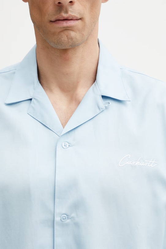 Carhartt WIP S/S Delray Shirt koszula męska niebieski I031465.3M3XX
