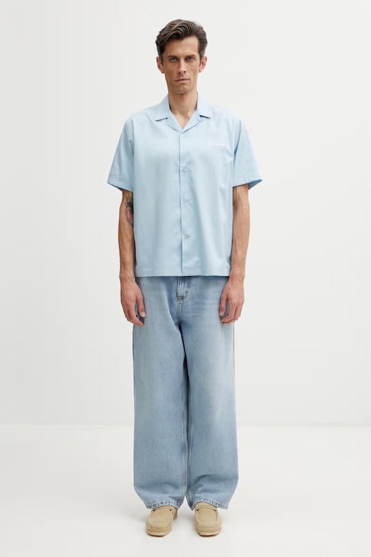 Carhartt WIP S/S Delray Shirt koszula męska I031465.3M3XX niebieski