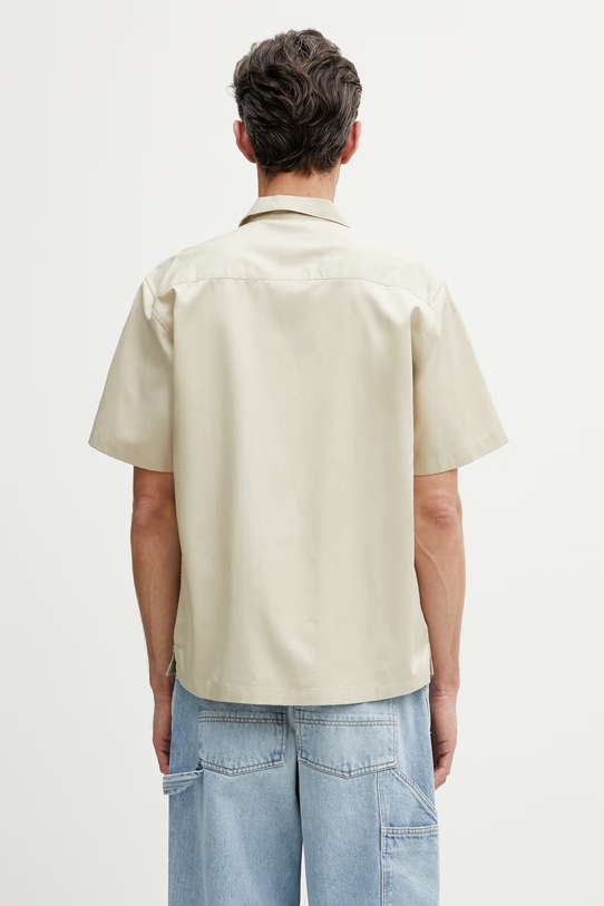 Odzież Carhartt WIP S/S Delray Shirt koszula męska I031465.3M7XX beżowy