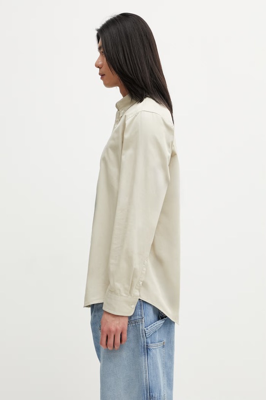 Carhartt WIP L/S Madison Shirt koszula bawełniana męska I023339.3M7XX beżowy SS26