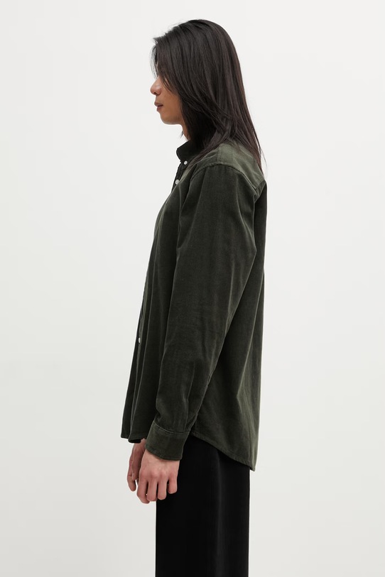 Carhartt WIP L/S Madison Fine Cord Shirt koszula bawełniana męska I030580.3DEXX zielony SS26