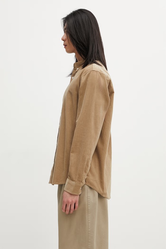 Carhartt WIP L/S Madison Fine Cord Shirt сорочка бавовняна чоловіча I030580.3MEXX зелений SS26