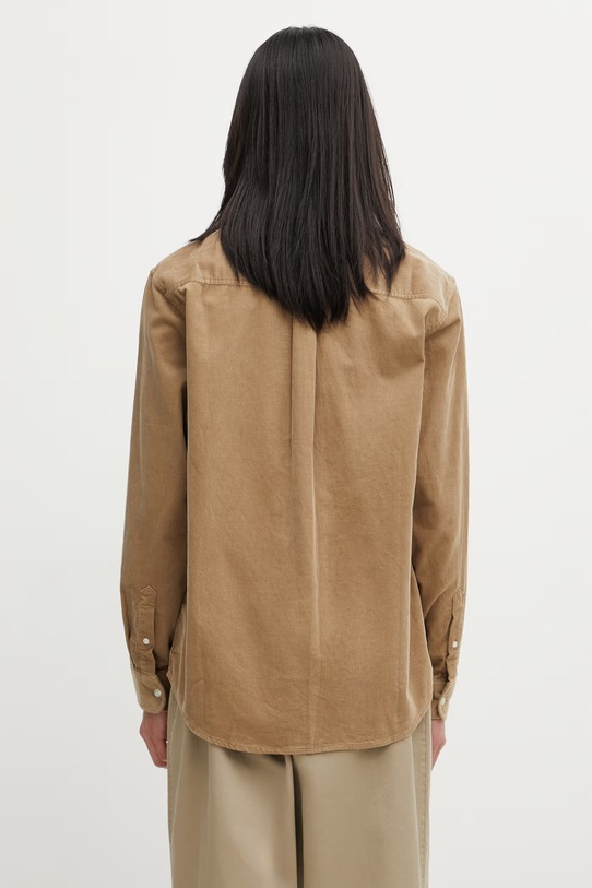 Одяг Carhartt WIP L/S Madison Fine Cord Shirt сорочка бавовняна чоловіча I030580.3MEXX зелений