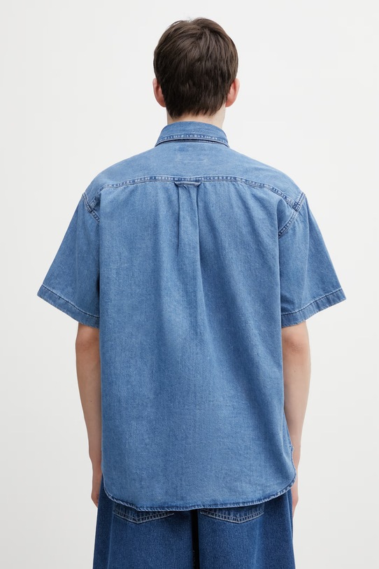 Одяг Carhartt WIP S/S Lucas Shirt сорочка джинсова чоловіча I034575.106 блакитний