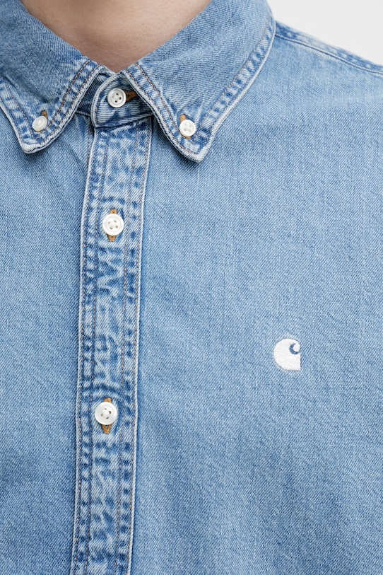 Carhartt WIP S/S Lucas Shirt košile džínová pánská modrá I034575.135