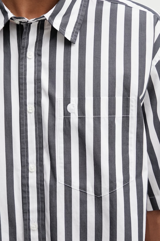 Carhartt WIP S/S Royce Shirt koszula bawełniana męska szary I036202.3JRXX