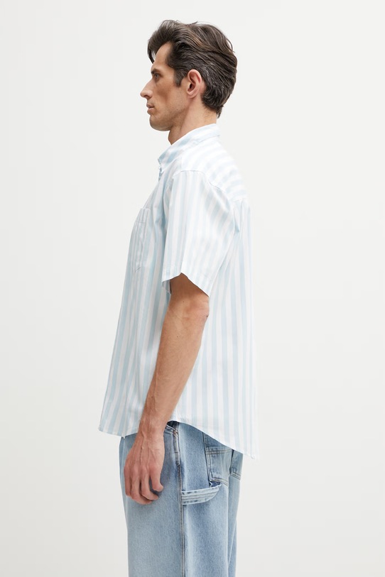 Carhartt WIP S/S Royce Shirt koszula bawełniana męska I036202.3JTXX niebieski SS26