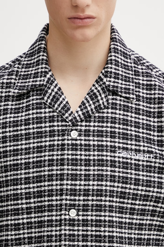 Carhartt WIP S/S Kander Shirt koszula bawełniana męska czarny I036194.3JOXX