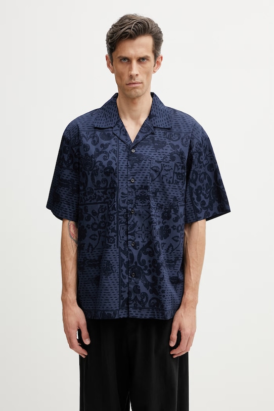 Carhartt WIP S/S Vestige Shirt koszula bawełniana męska niebieski I036213.3PVXX