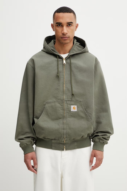 Carhartt WIP S/S Snake Camo Shirt krótka kurtka bawełniana męska zielony I036275.3QAGD