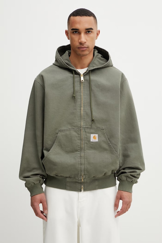 Carhartt WIP S/S Snake Camo Shirt krótka kurtka bawełniana męska zielony I036275.3QAGD