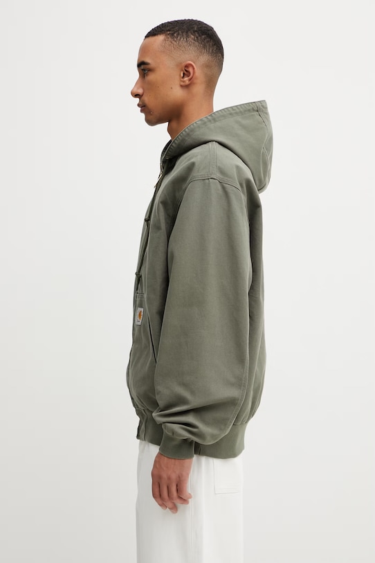Carhartt WIP S/S Snake Camo Shirt krótka kurtka bawełniana męska I036275.3QAGD zielony SS26