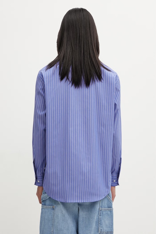 Odzież No Problemo Ls Poplin koszula męska bawełniana NP4010205 niebieski