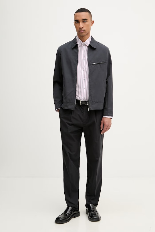 Michael Kors koszula męska MK0DS01673 fioletowy SS26