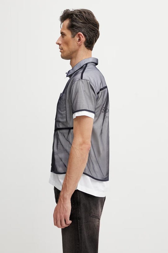 Andersson Bell koszula bawełniana męska atb1537m granatowy SS26