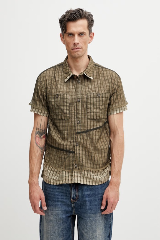 Andersson Bell koszula męska zielony atb1536m