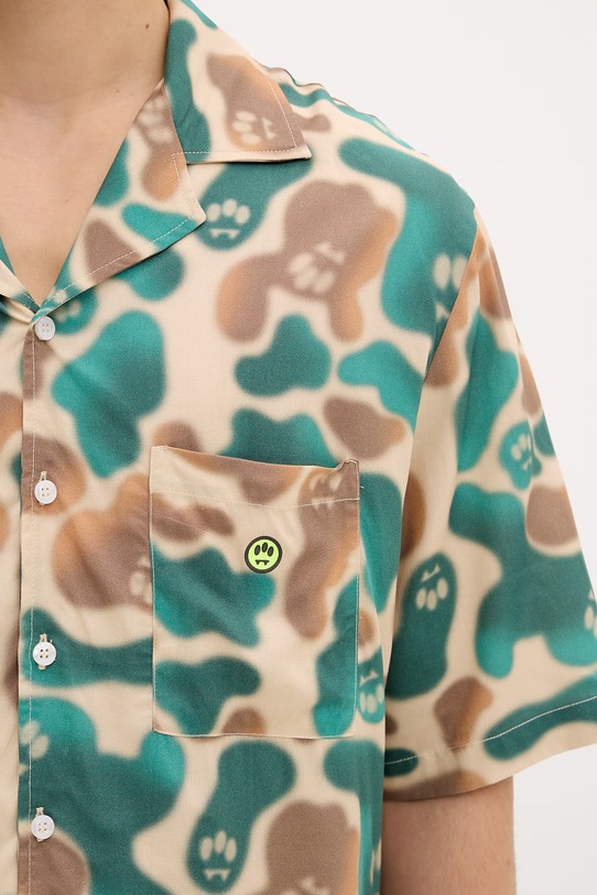 Barrow koszula z wiskozy S6BWUASI113 beżowy