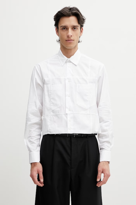 Vetements koszula bawełniana biały UE76SH029W