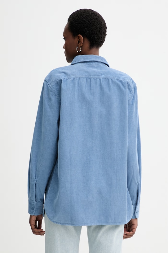 Abbigliamento Levi's camicia in velluto a coste CLASSIC WORKER 19587 blu