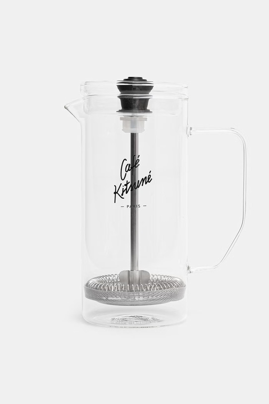 Café Kitsuné french press ze szkła borokrzemianowego biały QU08112OF0035