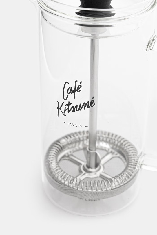 Café Kitsuné french press ze szkła borokrzemianowego QU08112OF0035 biały SS26