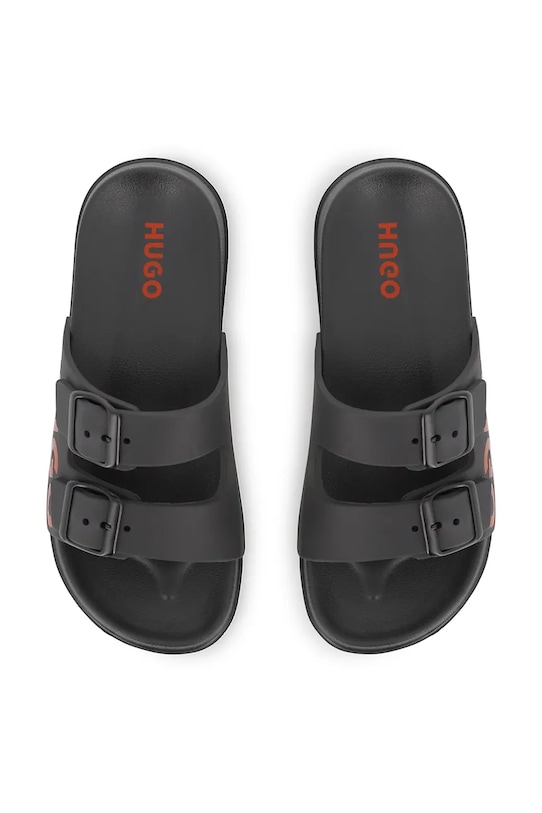Детские шлепанцы HUGO чёрный G01193.36.41