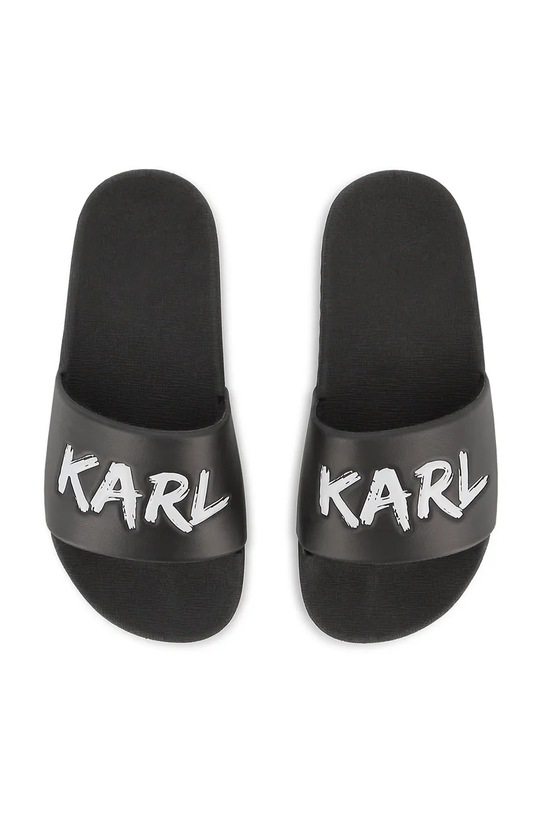 Detské šľapky Karl Lagerfeld čierna Z31178.36.39