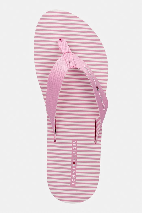 Tommy Hilfiger japonki damskie TH ITHACA STRIPE SUMMER SANDAL różowy FW0FW09192
