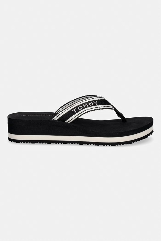 Tommy Hilfiger japonki damskie TH FLAG PRINT SUMMER SANDAL FW0FW09195 czarny SS26
