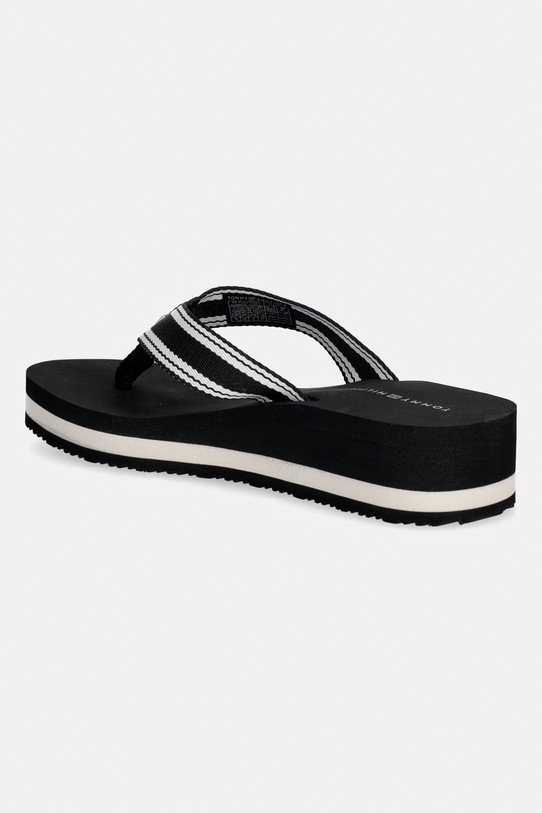 Obuwie Tommy Hilfiger japonki damskie TH FLAG PRINT SUMMER SANDAL FW0FW09195 czarny
