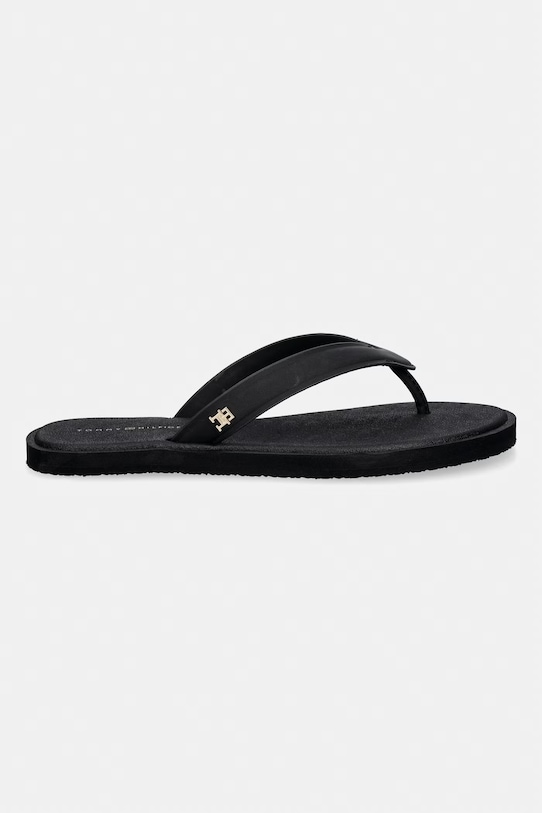 Tommy Hilfiger japonki damskie TH SCANDI PREMIUM SUMMER SANDAL FW0FW09206 czarny SS26