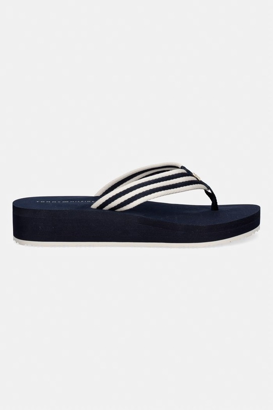 Tommy Hilfiger japonki damskie TH STRIPE SUMMER SANDAL FW0FW09196 granatowy SS26