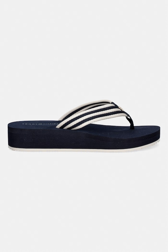 Tommy Hilfiger japonki damskie TH STRIPE SUMMER SANDAL FW0FW09196 granatowy SS26