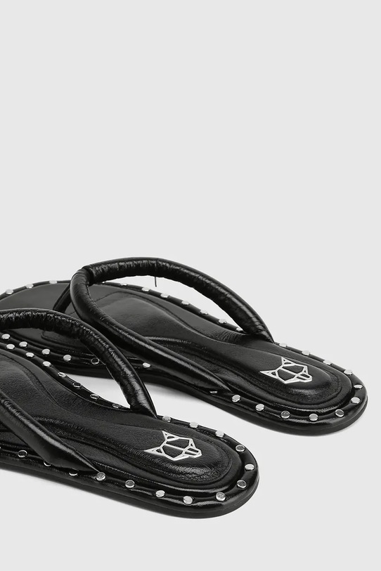 Obuwie Naked Wolfe japonki skórzane Grenada Grenada.Black czarny