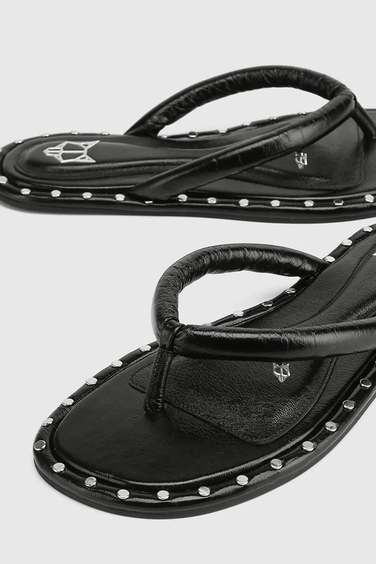 Naked Wolfe japonki skórzane Grenada czarny Grenada.Black