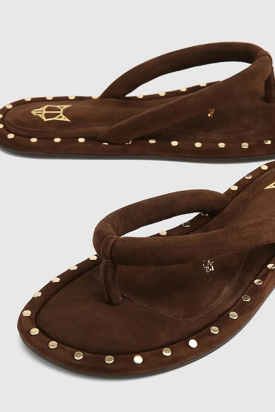 Naked Wolfe japonki zamszowe Grenada brązowy Grenada.Brown