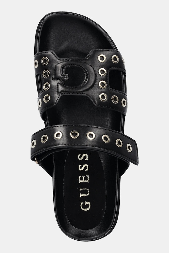 Guess klapki FASHIE czarny FLPFAS.ELE03.BLACK
