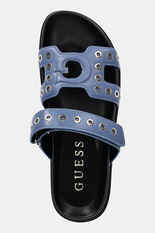 Guess klapki FASHIE niebieski FLPFAS.ELE03.BLUE