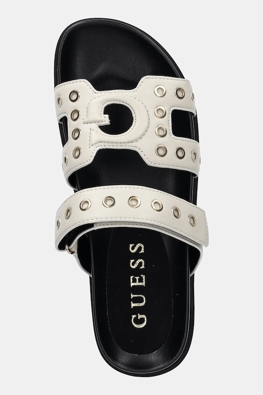 Guess klapki FASHIE beżowy FLPFAS.ELE03.IVORY