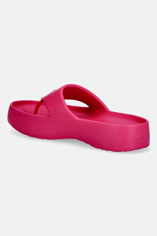 Încălțăminte Calvin Klein șlapi pentru femei ONE PIECE EVA FLIP FLOP THONG HW0HW02957 roz