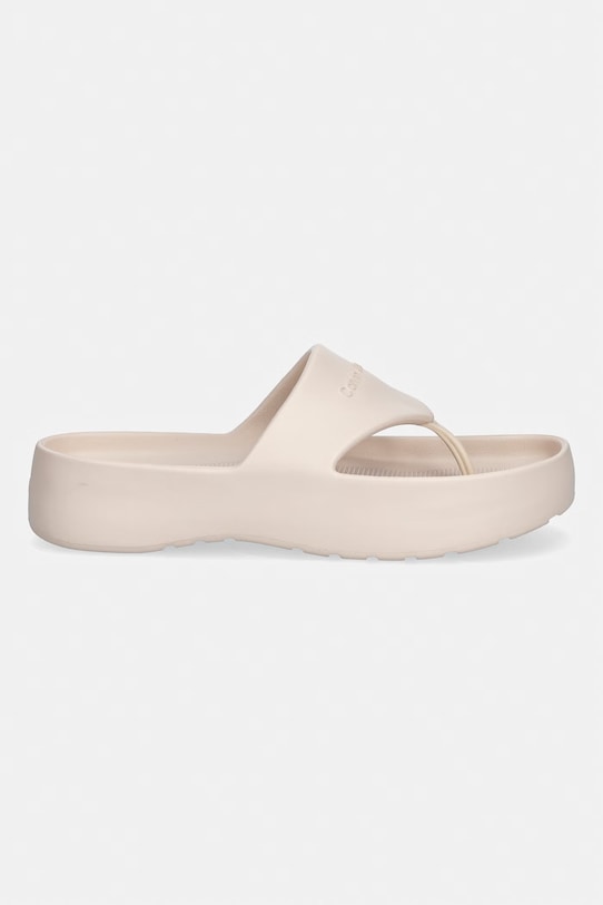 Calvin Klein șlapi pentru femei ONE PIECE EVA FLIP FLOP THONG HW0HW02957 bej SS26