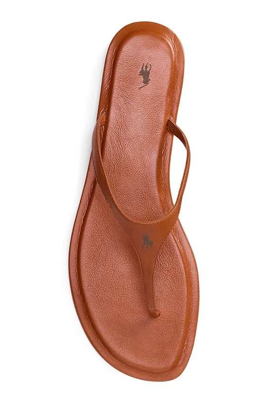 Polo Ralph Lauren japonki skórzane Ply Thng Snd brązowy 818P08374002.200